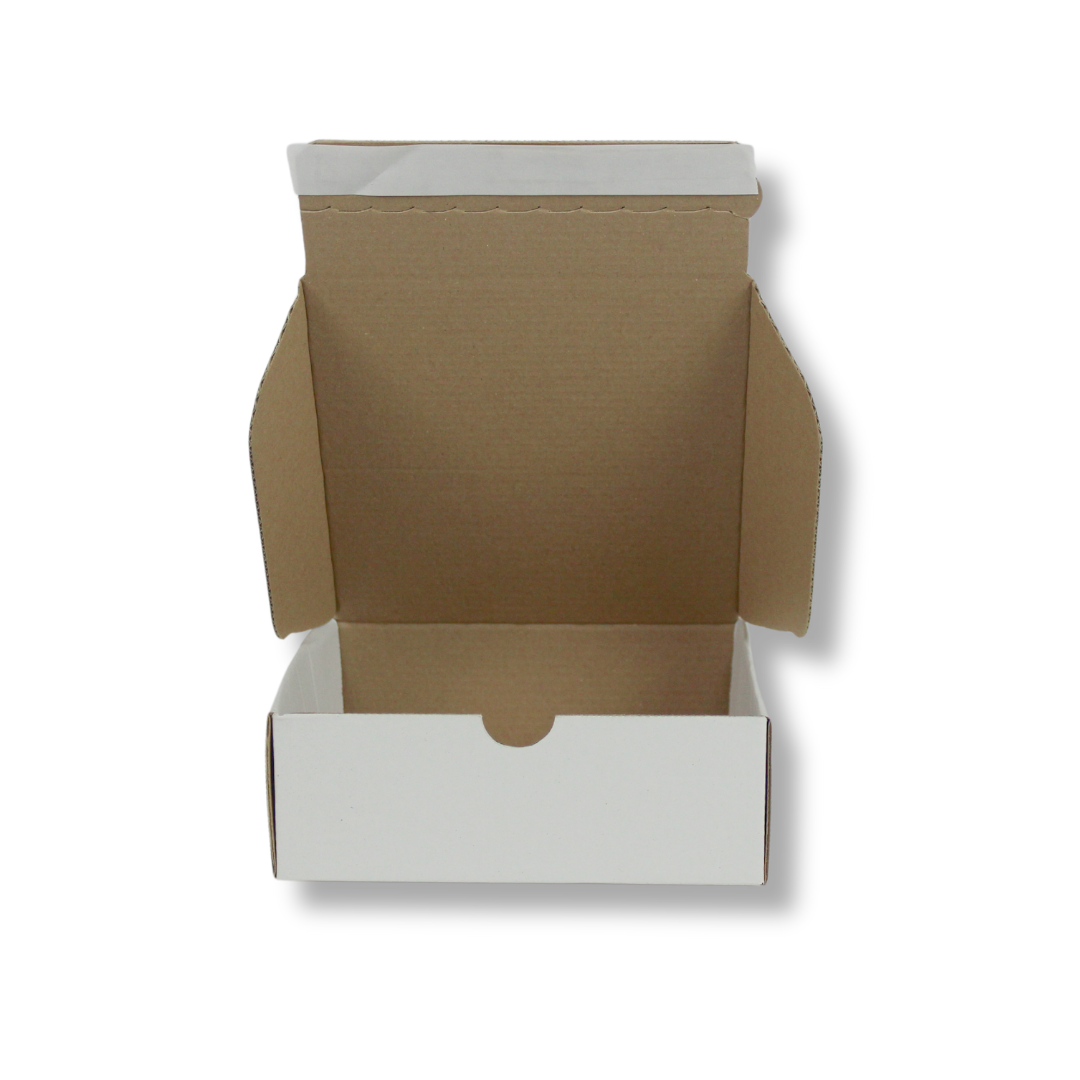 17x17x6 cm Bant Yapıştırmalı Kutu Beyaz - 250