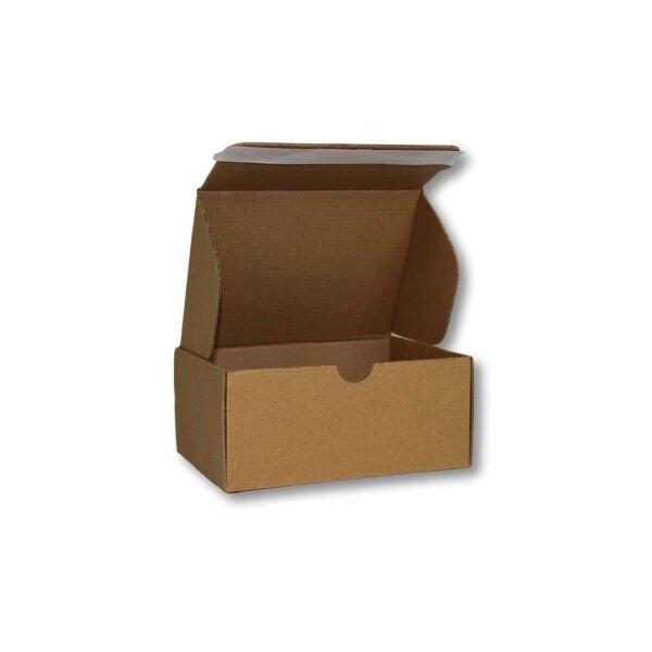 17x17x6 cm Bant Yapıştırmalı Kutu Esmer - 25