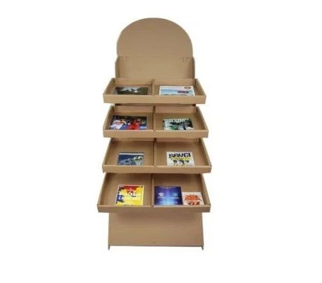 56x52x168 Beyaz Stand Çift Raflı