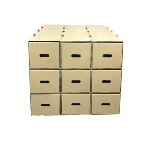 Çok Amaçlı Modüler Çekmeceli Kapalı Raf Sistemi İç+Dış 59,5x35,3x36,6 Cm 4