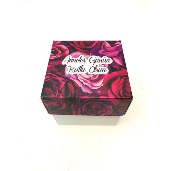 Anneler Günü Hediye Kutusu 12x12x12 cm 3 Adet