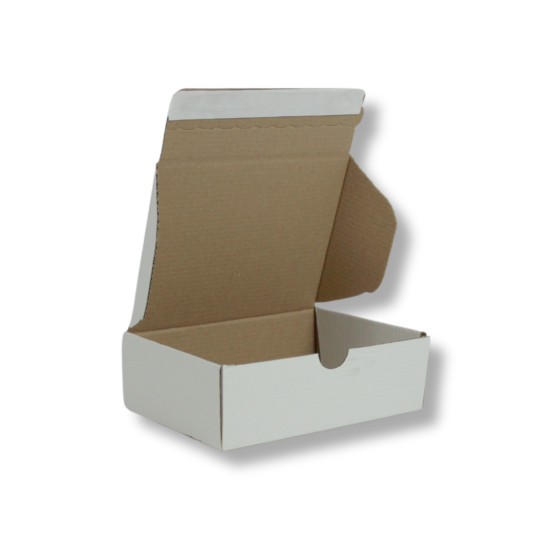 17x12,5x5,5 cm Bant Yapıştırmalı Kutu 25 - Beyaz
