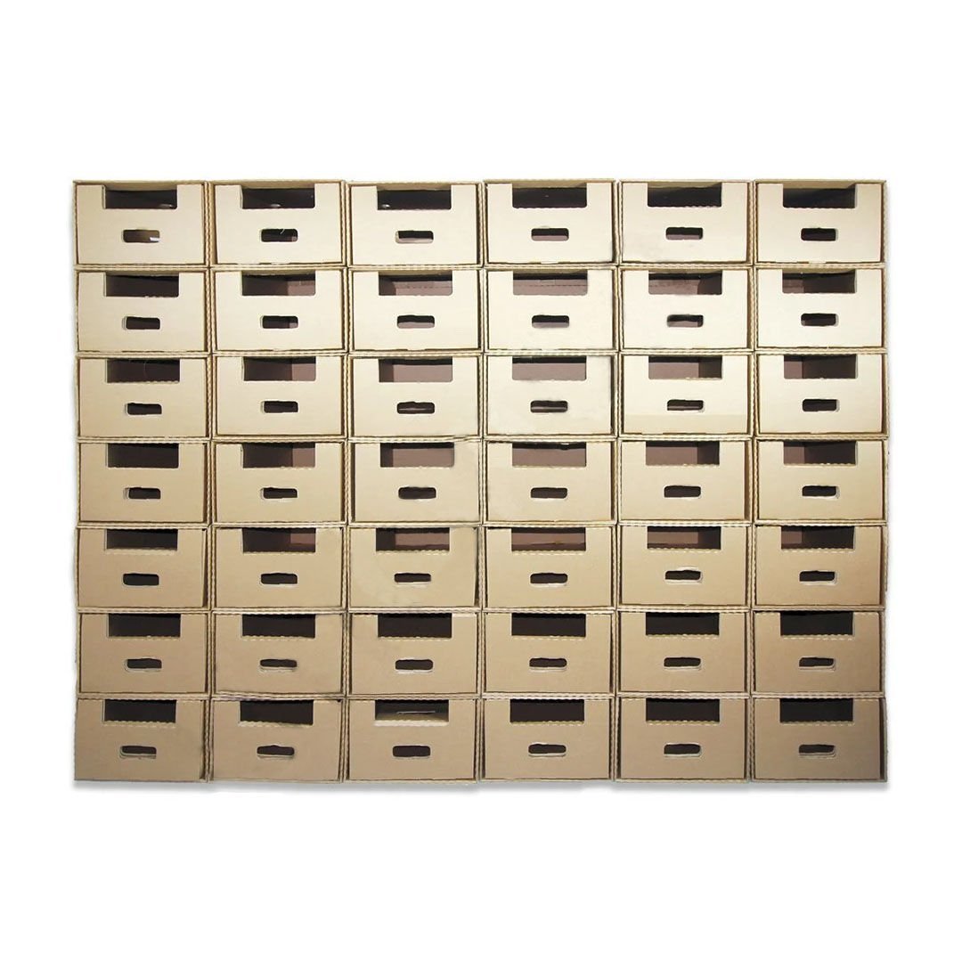 39,6x39,6x34,6 cm Çok Amaçlı Modüler Çekmeceli Raf Sistemi İç+Dış 4