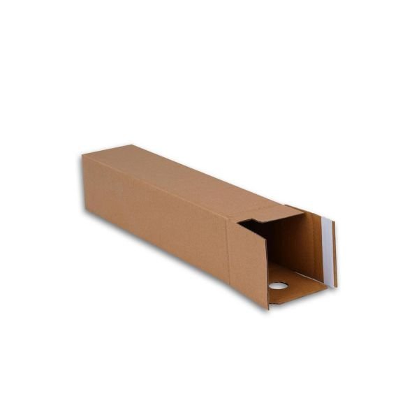 11x11x120 cm Esmer Bant Yapıştırmalı Proje Poster Kutusu 50