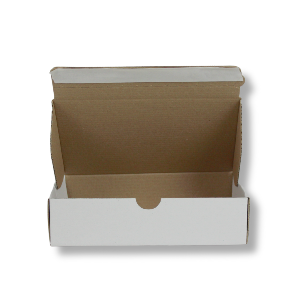 20x12,5x5 cm Bant Yapıştırmalı Kutu 100 - Beyaz