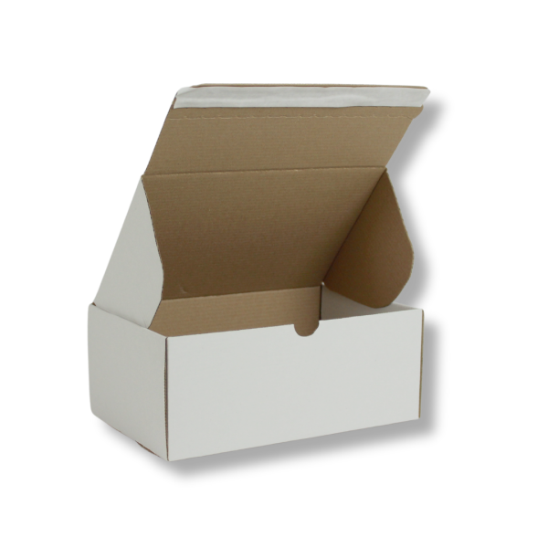 25x16x10 cm Bant Yapıştırmalı Kutu 50 - Beyaz