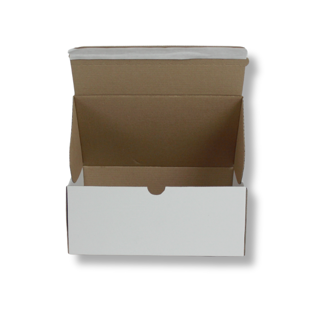 25x16x10 cm Bant Yapıştırmalı Kutu 500 - Beyaz