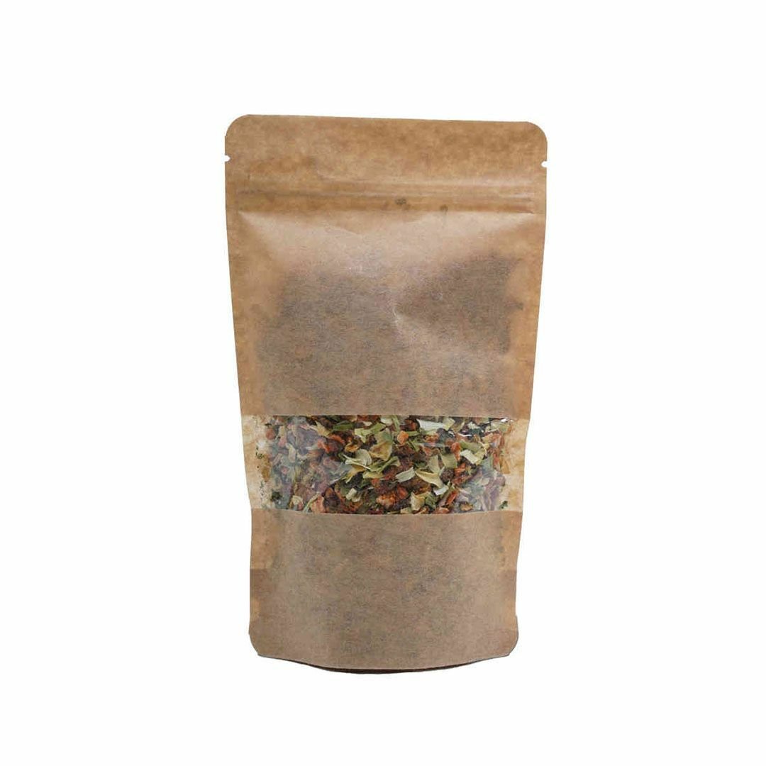 8,5x14,5+2,5 cm Dar Pencereli Kraft Doypack 3000